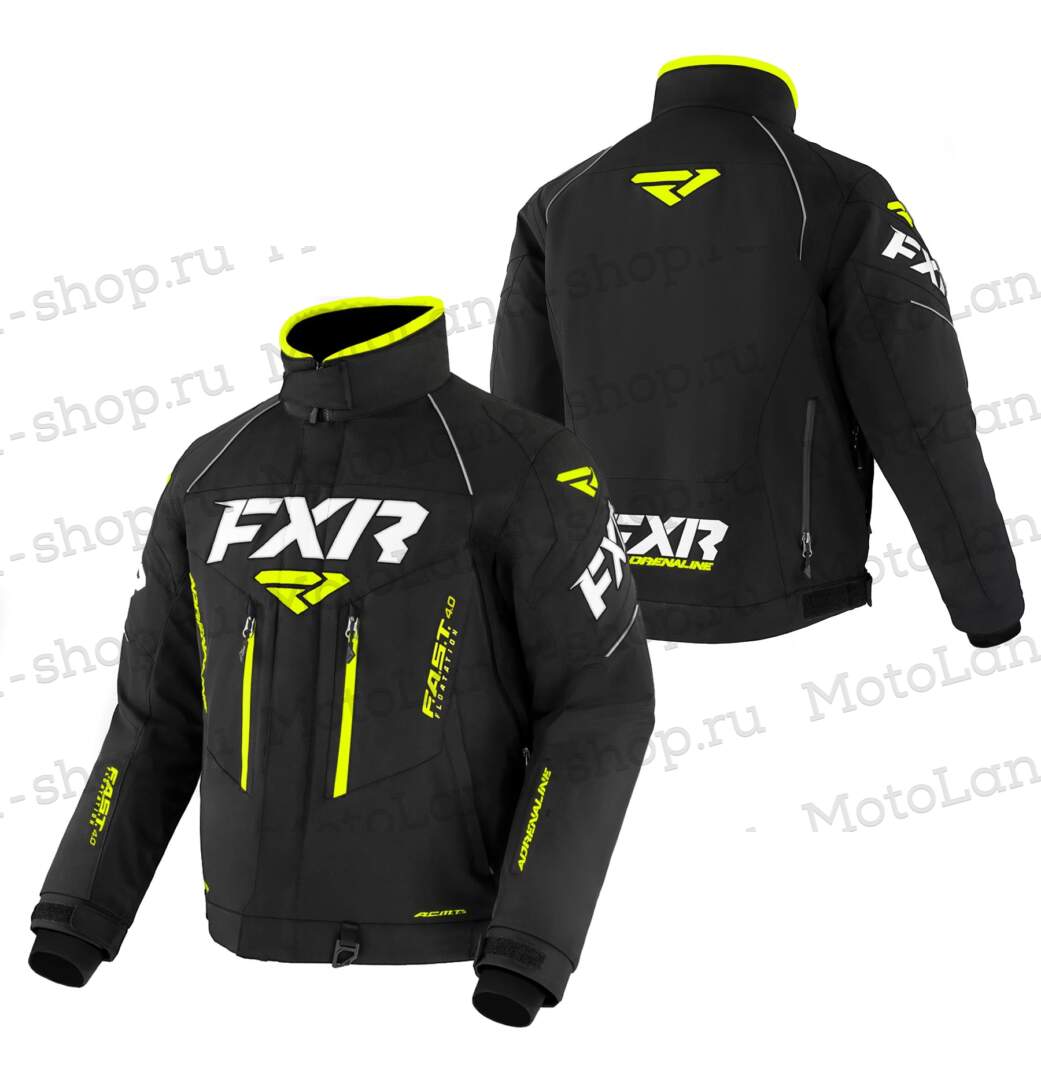 Куртка для снегохода FXR Adrenaline №1 black (текстиль) (XXL)