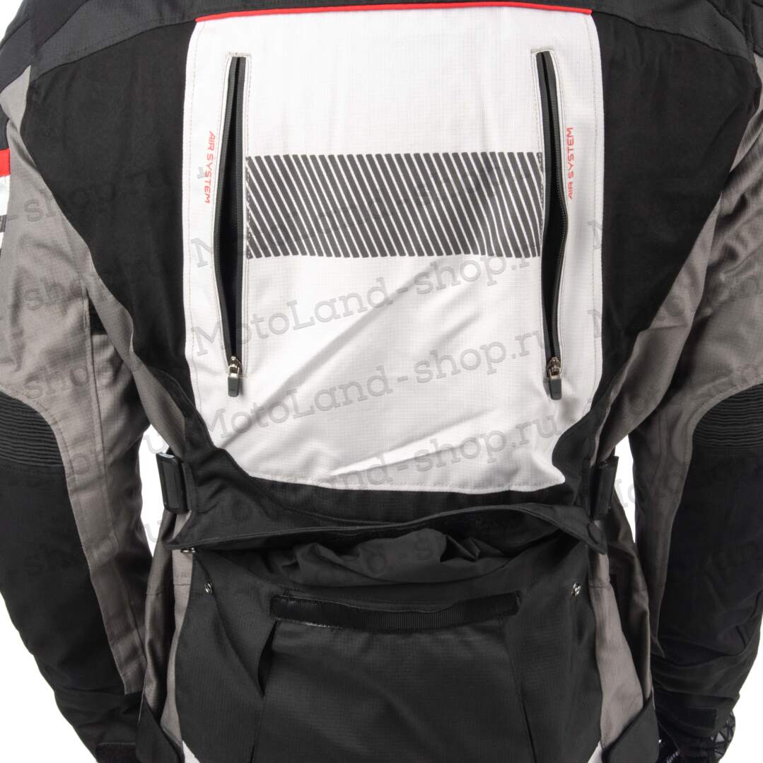 Куртка мотоциклетная (текстиль) GTX EJ-2404 LIGHT GREY (M)