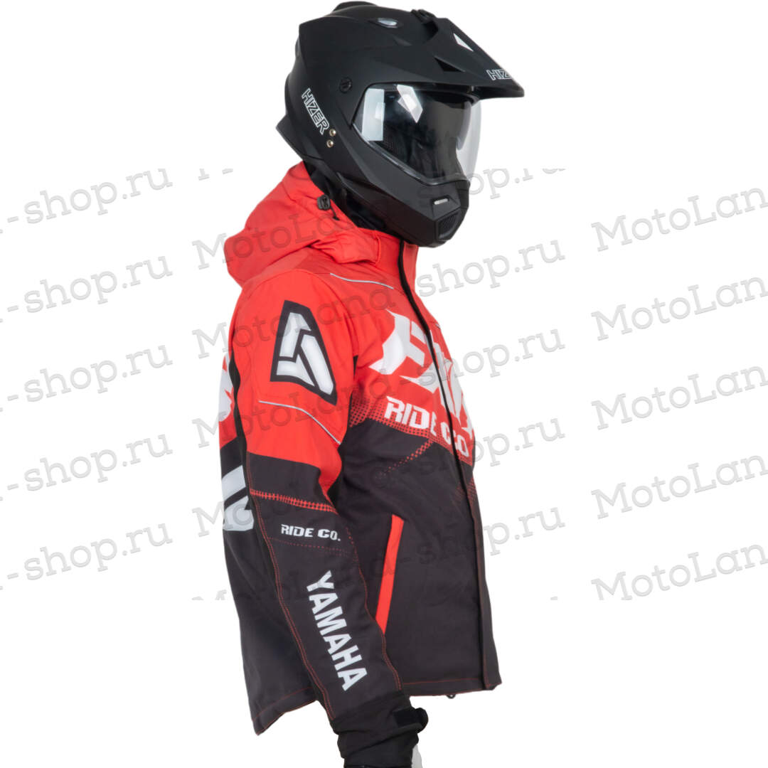Куртка для снегохода FXR Yamaha Boost №5 black-red (текстиль) (XL)