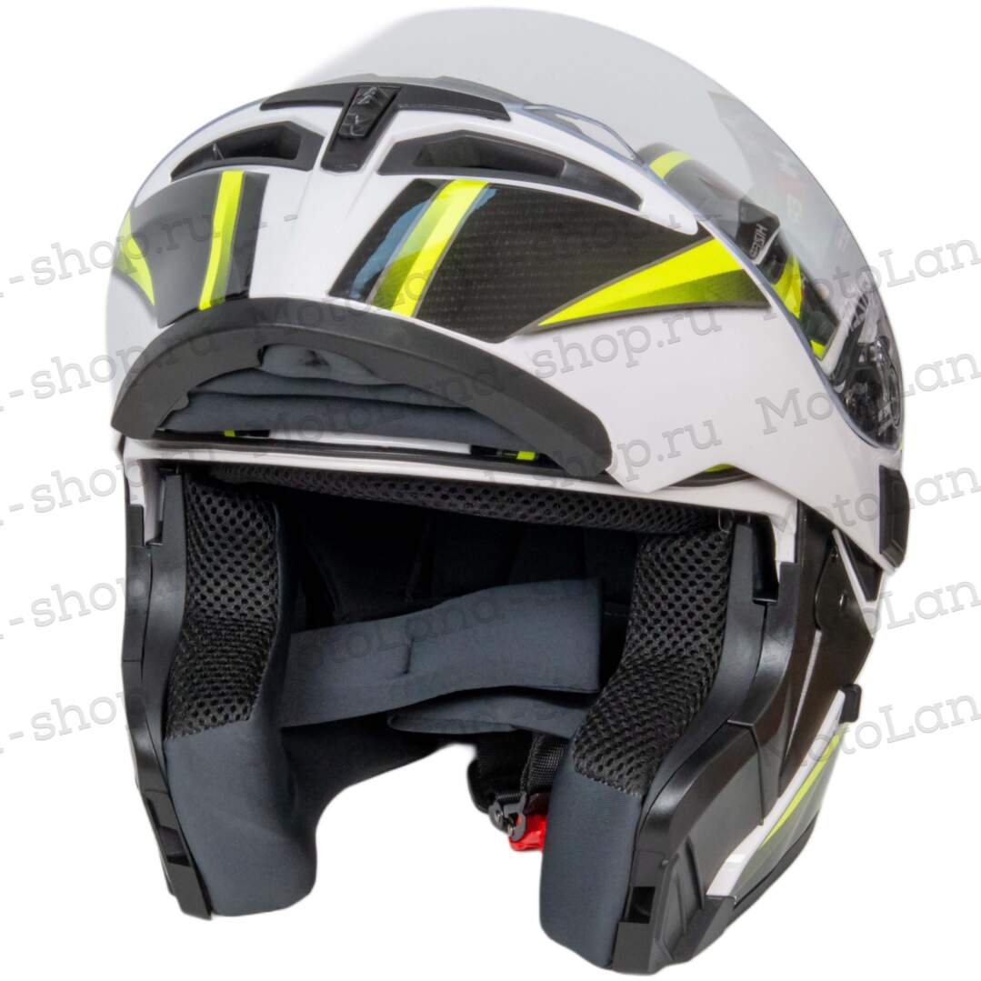 Шлем мото модуляр HIZER J5902 №2 (XL) (2 визора)