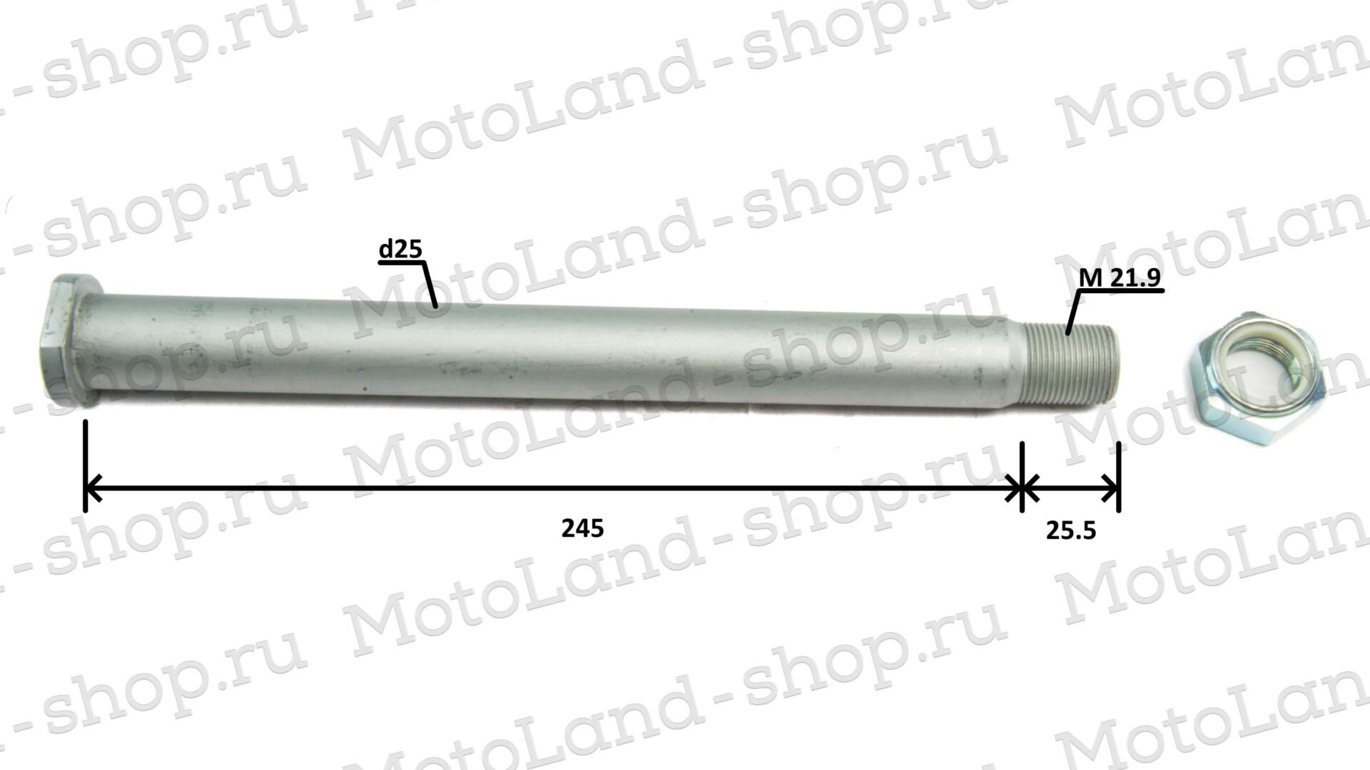 Ось заднего колеса X3 250