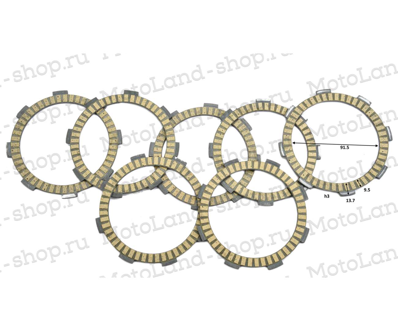 Диски сцепления 174MN-3 (CBS300) ZS X-TECH