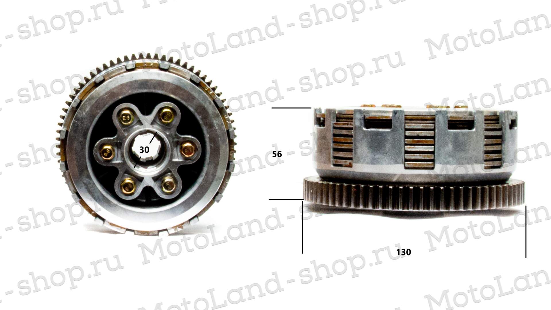 Барабан сцепления в сборе YX 166FMM (CBN250, CGN250)