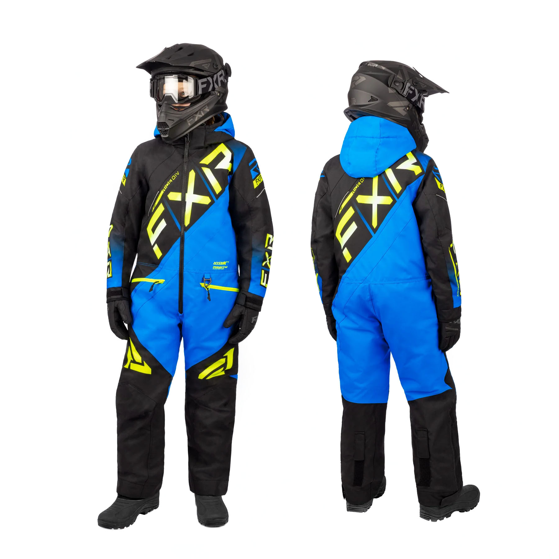 Комбинезон для снегохода (детский) FXR CX №6 blue-black (текстиль) (12Y/152)