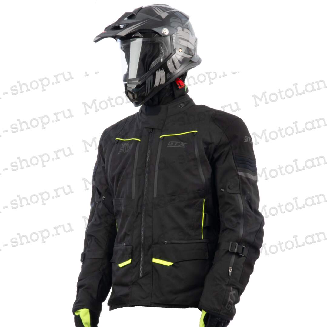 Куртка мотоциклетная (текстиль) GTX EJ-2405 BLACK (S)