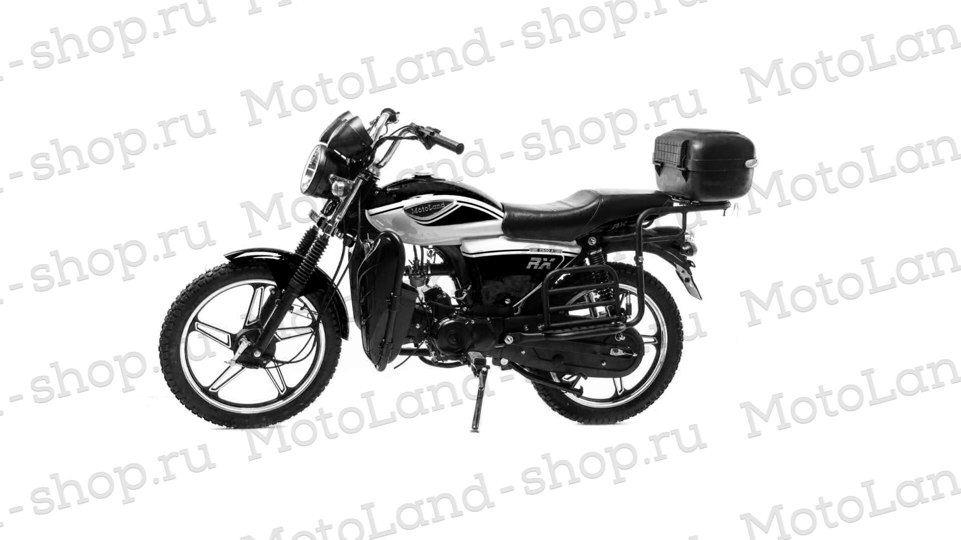 Мопед Motoland Альфа RX LUX 11 черный (А)