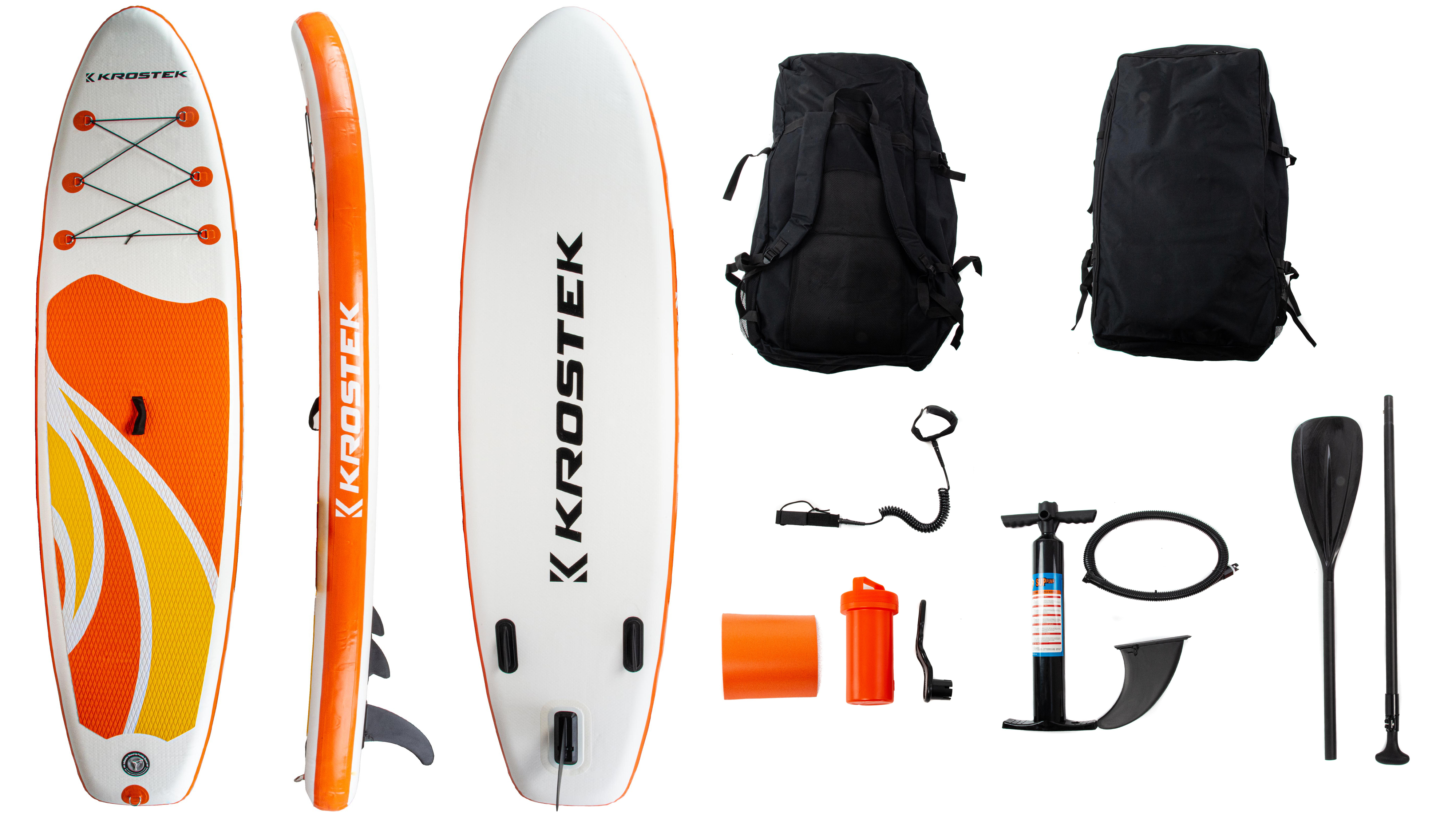 Sup-board двухслойный №2 Orange/Yellow (10.6FT)