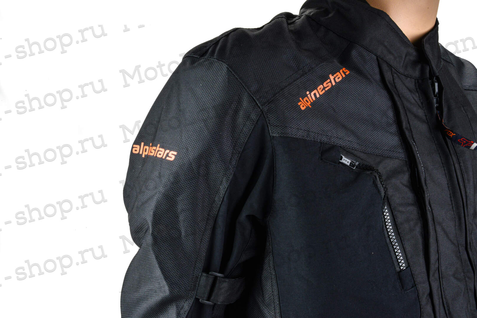 Куртка мото ALPINESTARS №6 black (текстиль) (XXL)