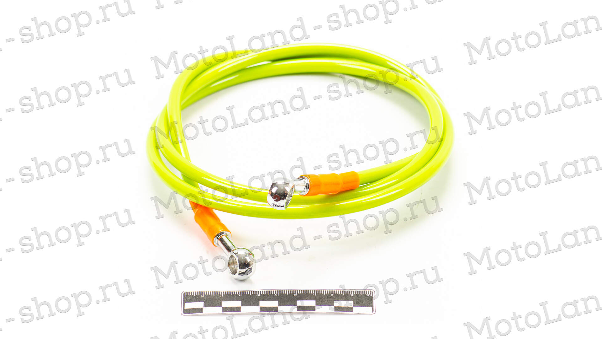 Шланг гидравлический тормозной (армированный) L=1500 d=10мм зеленый