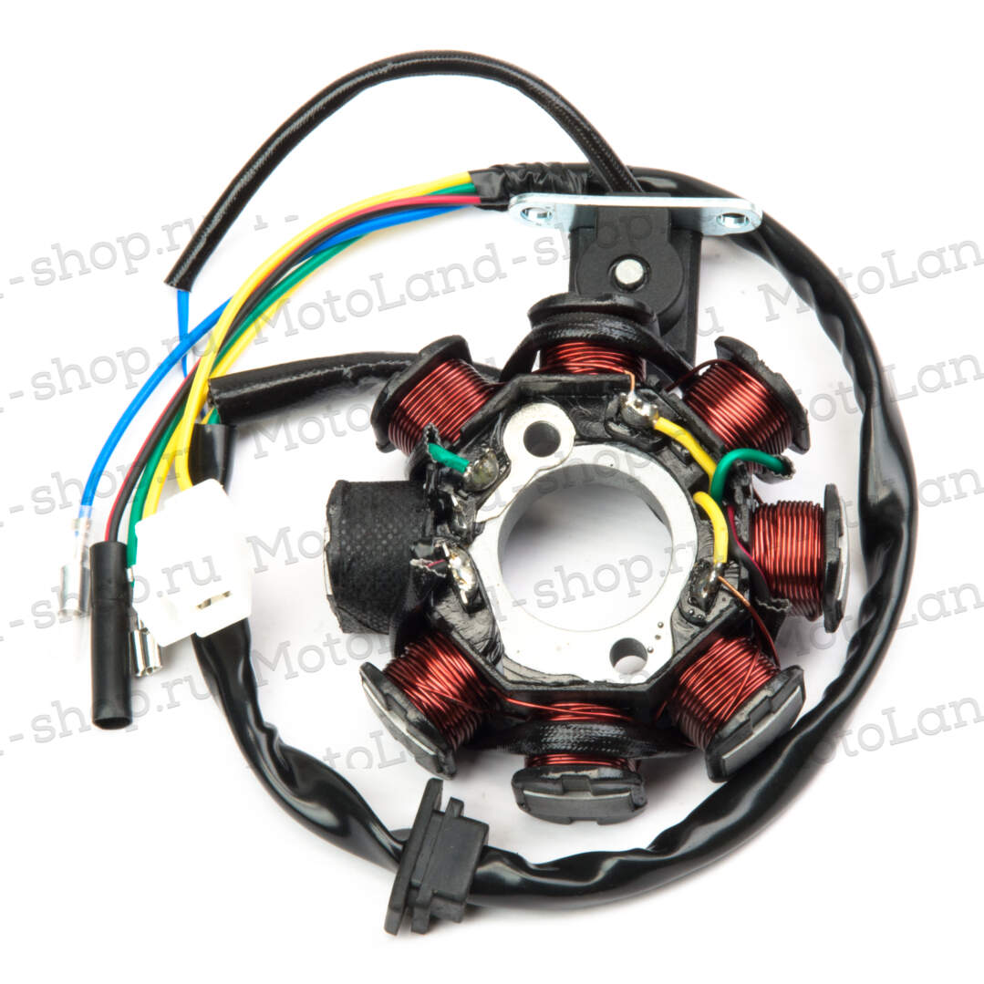 Статор генератора 157QMJ 150см3 (7+1 катушка)