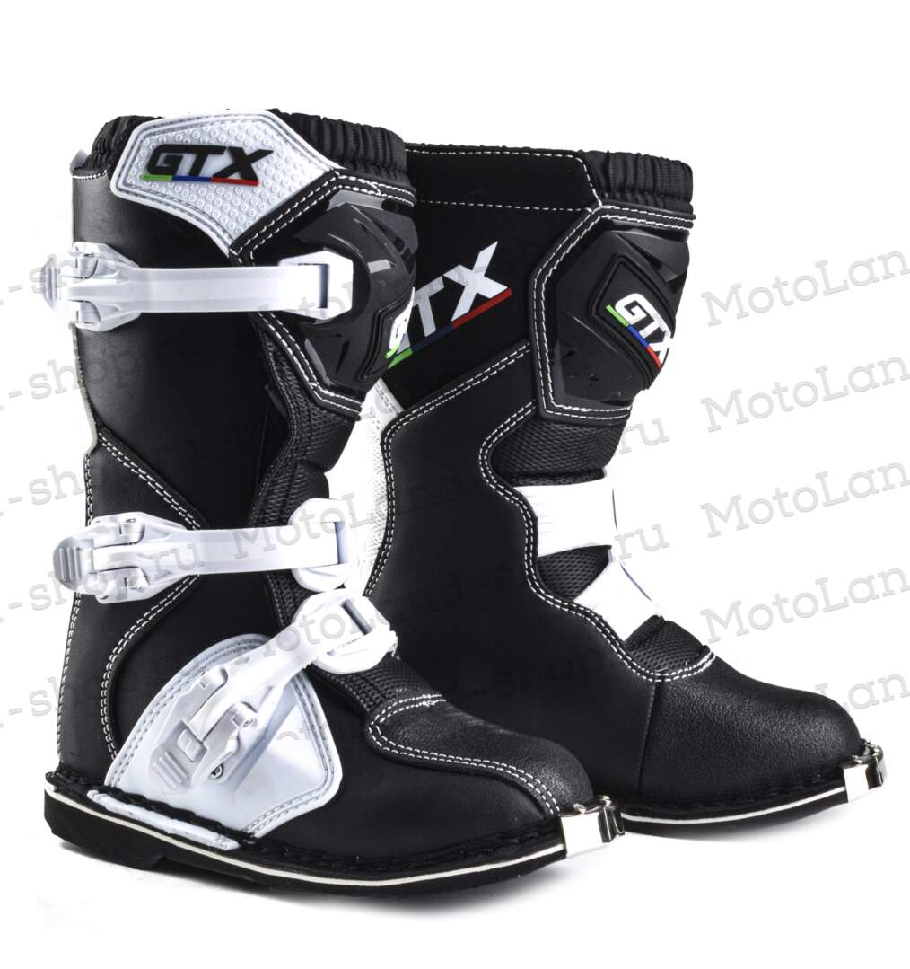 Мотоботы GTX MX (детские) №3 white/black (р. 31)