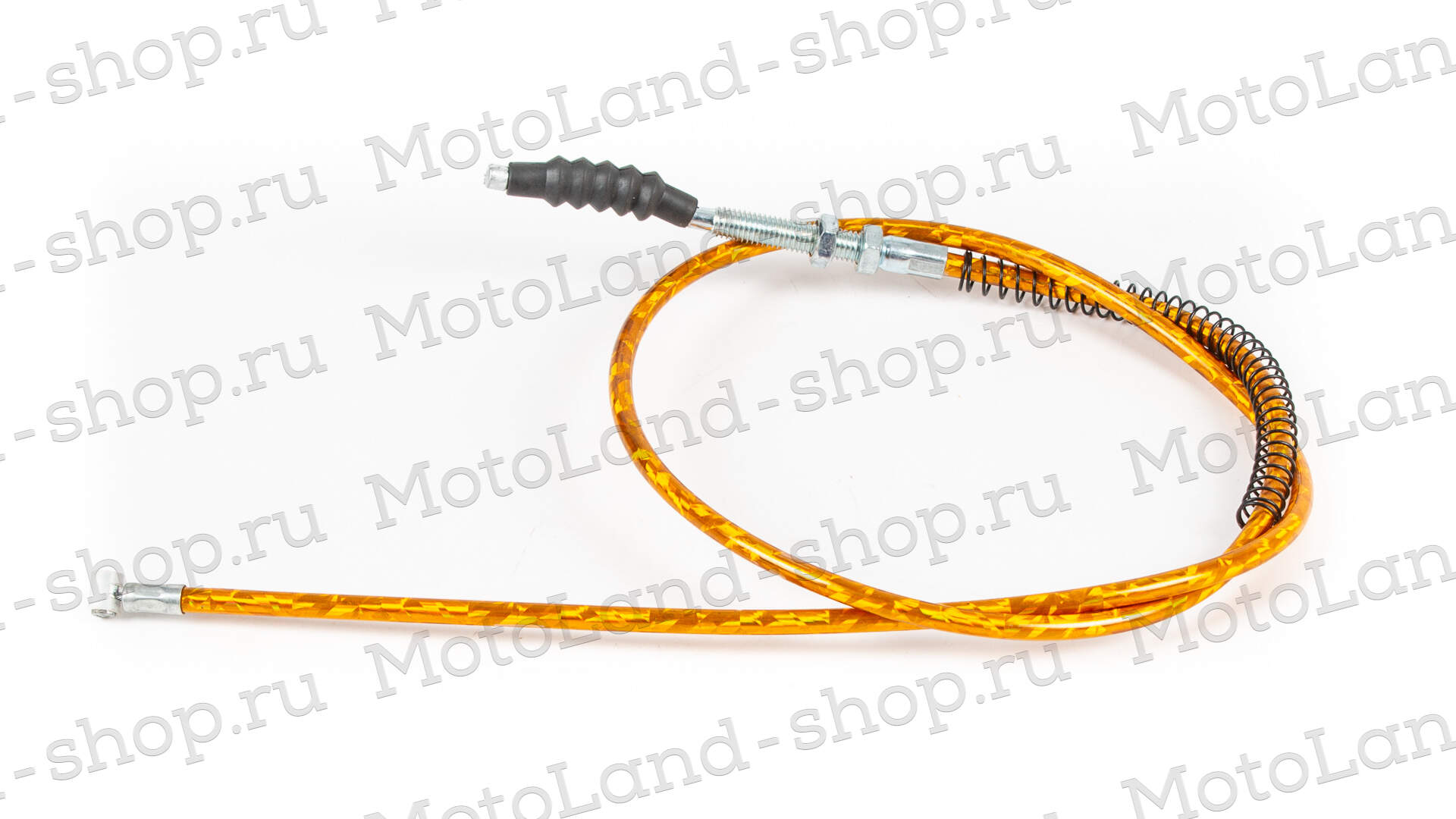 Трос сцепления 1000мм (с пружиной) желтый