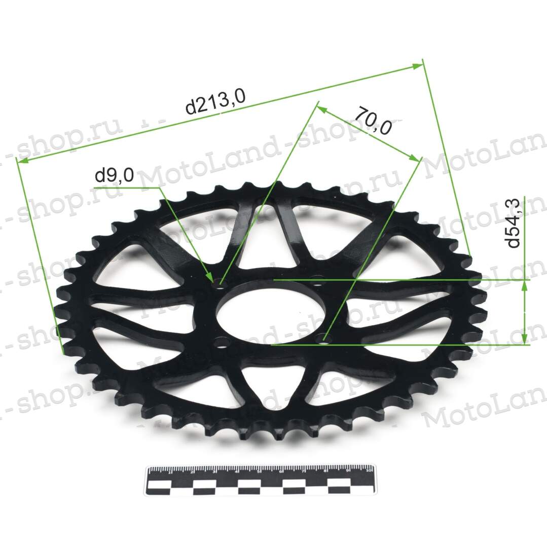 Венец, звезда ведомая (520-41) KAYO T2, вогнутая