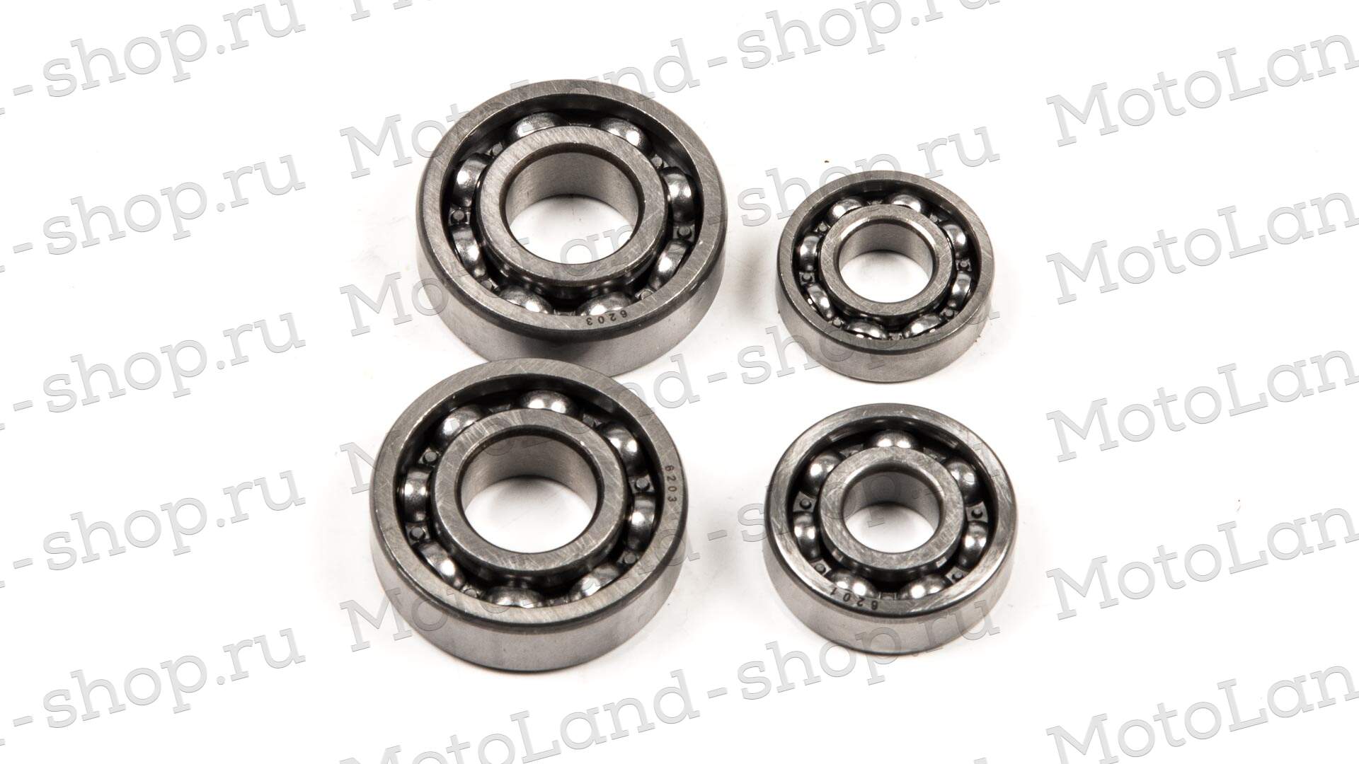 Подшипники КПП 139FMB,147FMH,152FMH (2*6203+6201+6001) 50-110см3
