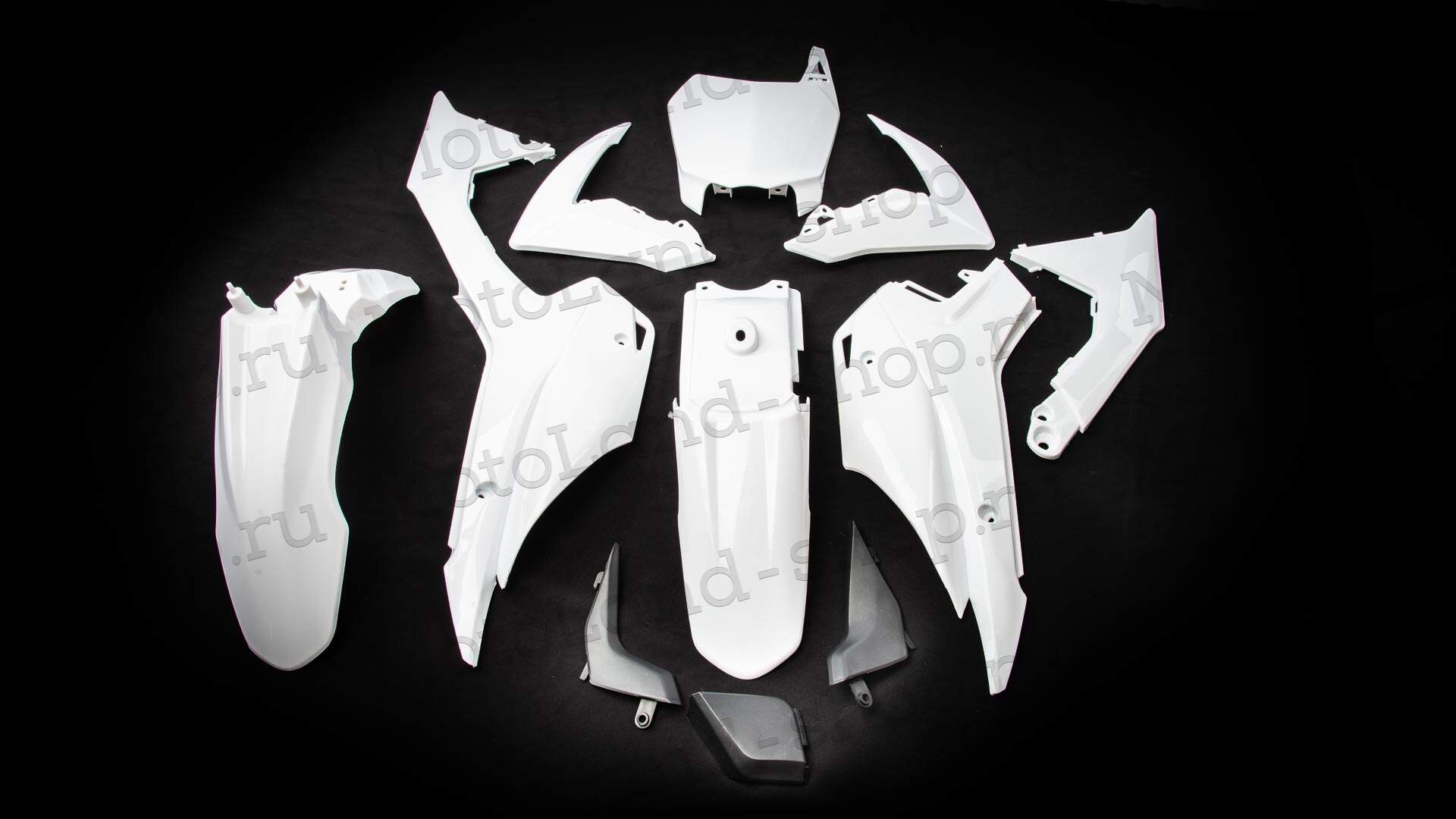 Пластик (полный копл.) №1 125сс (BSE тип) белый