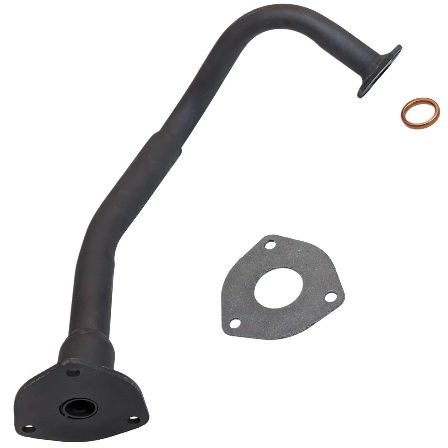 Глушитель (12") с коленом 139QMB 50/80см3