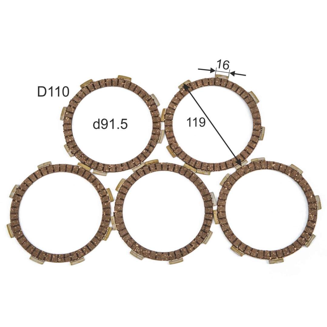Диск сцепления 156FMJ 140см X-tech