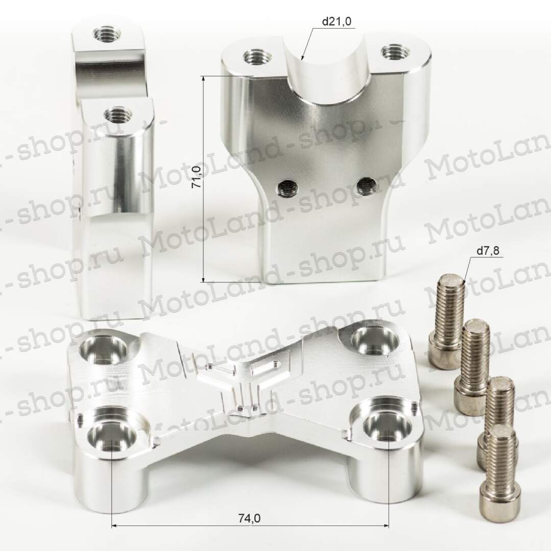 Крепление руля 22мм №2 (компл.)
