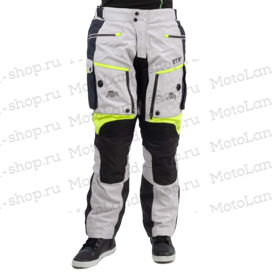 Штаны мотоциклетные (текстиль) GTX EJ-3002 BLACK/LIGHT GREY/NAVY (XL)