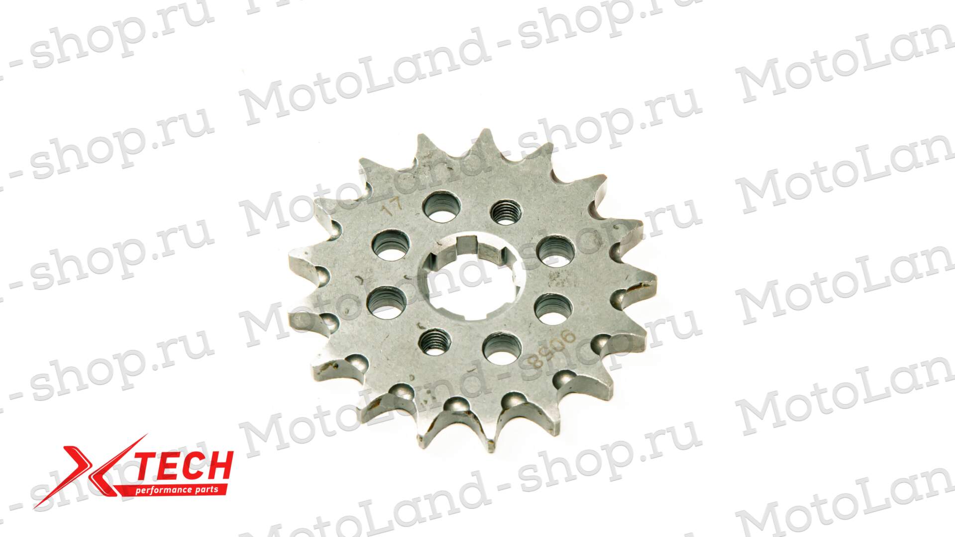 Звезда ведущая (428-17) 20мм X-TECH сталь 20CrMnTi, с самоочисткой