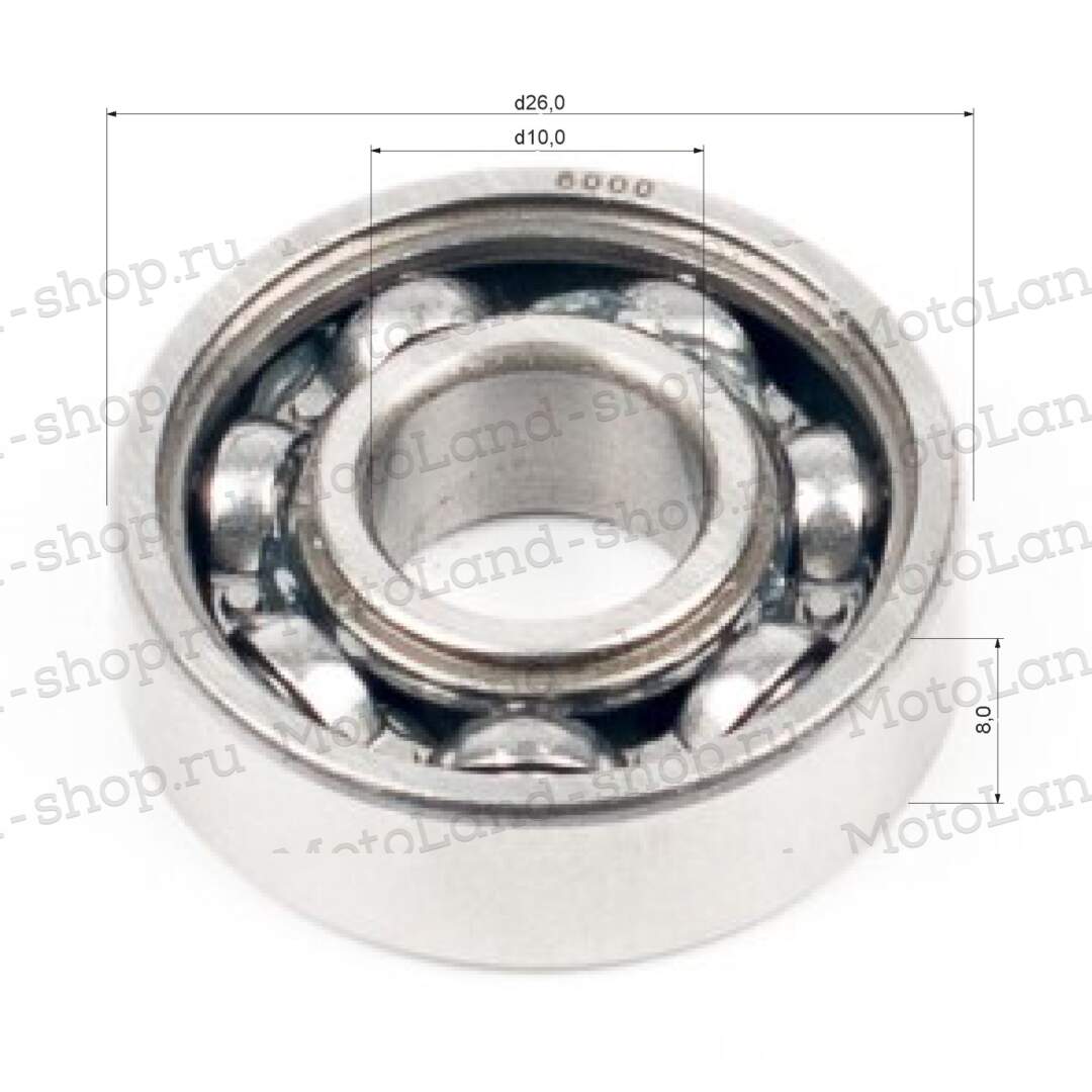 Подшипник 6000 139FMB,147FMH,152FMH 50-110см3 корзины сцепления 