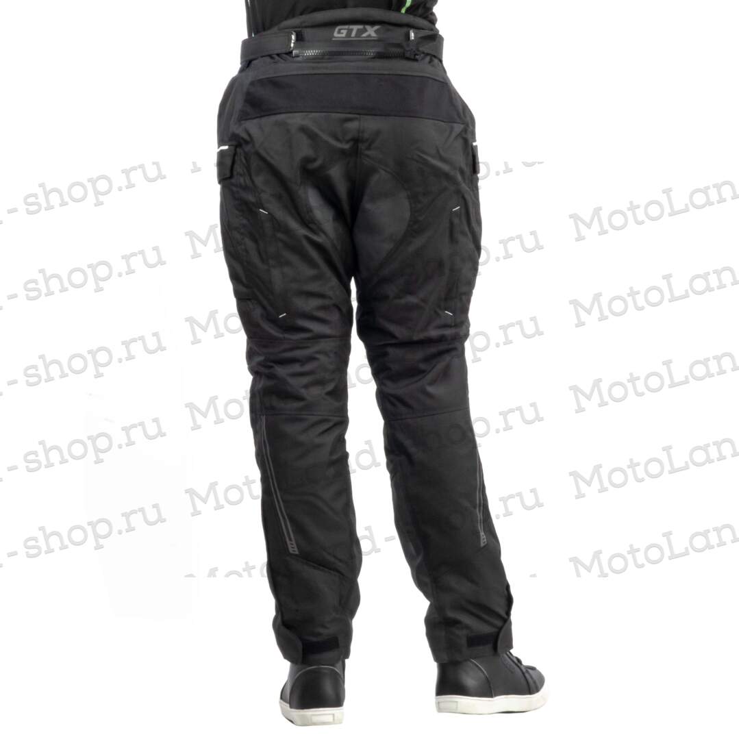 Штаны мотоциклетные (текстиль) женские GTX EJ-3001 BLACK (M)