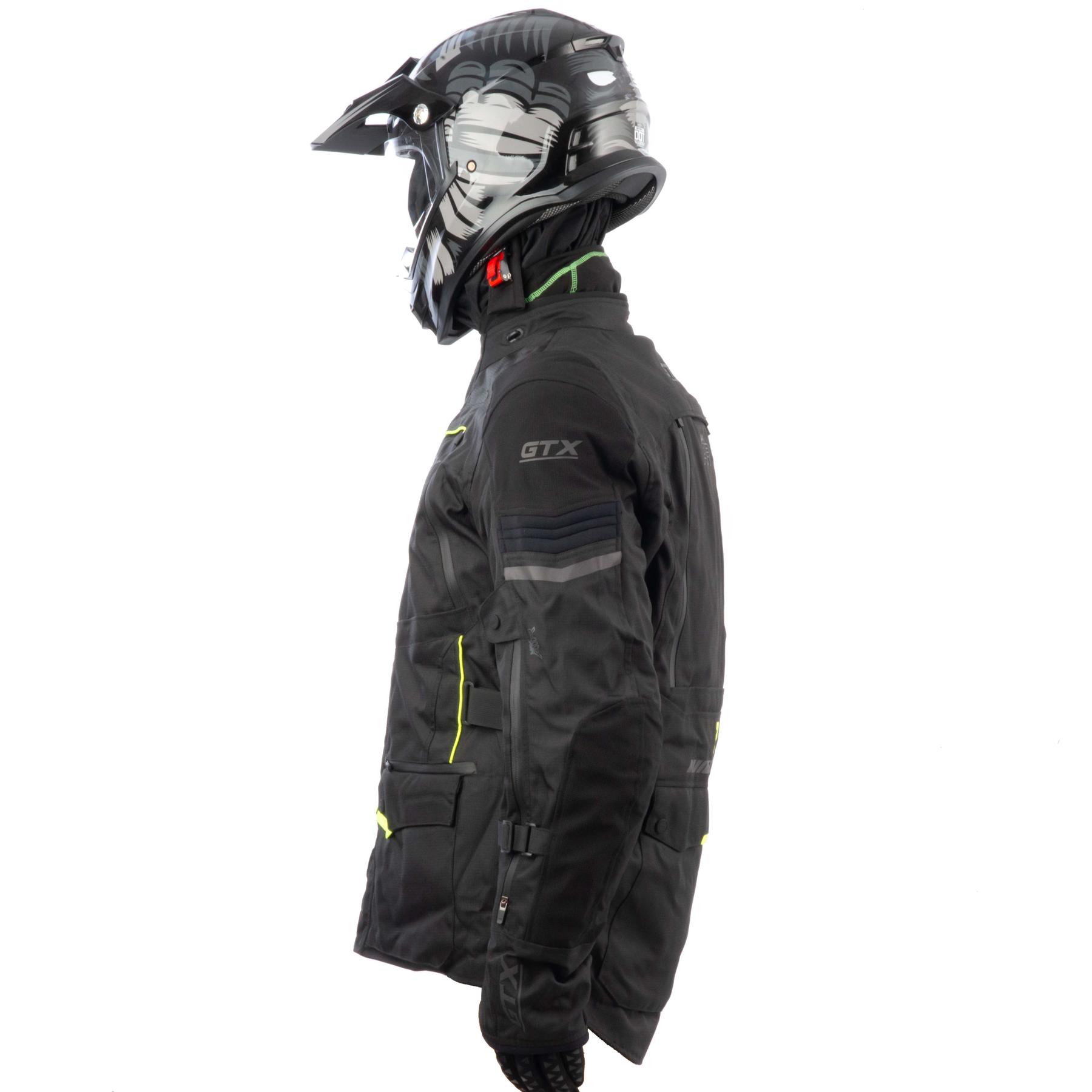 Куртка мотоциклетная (текстиль) GTX EJ-2405 BLACK (M)