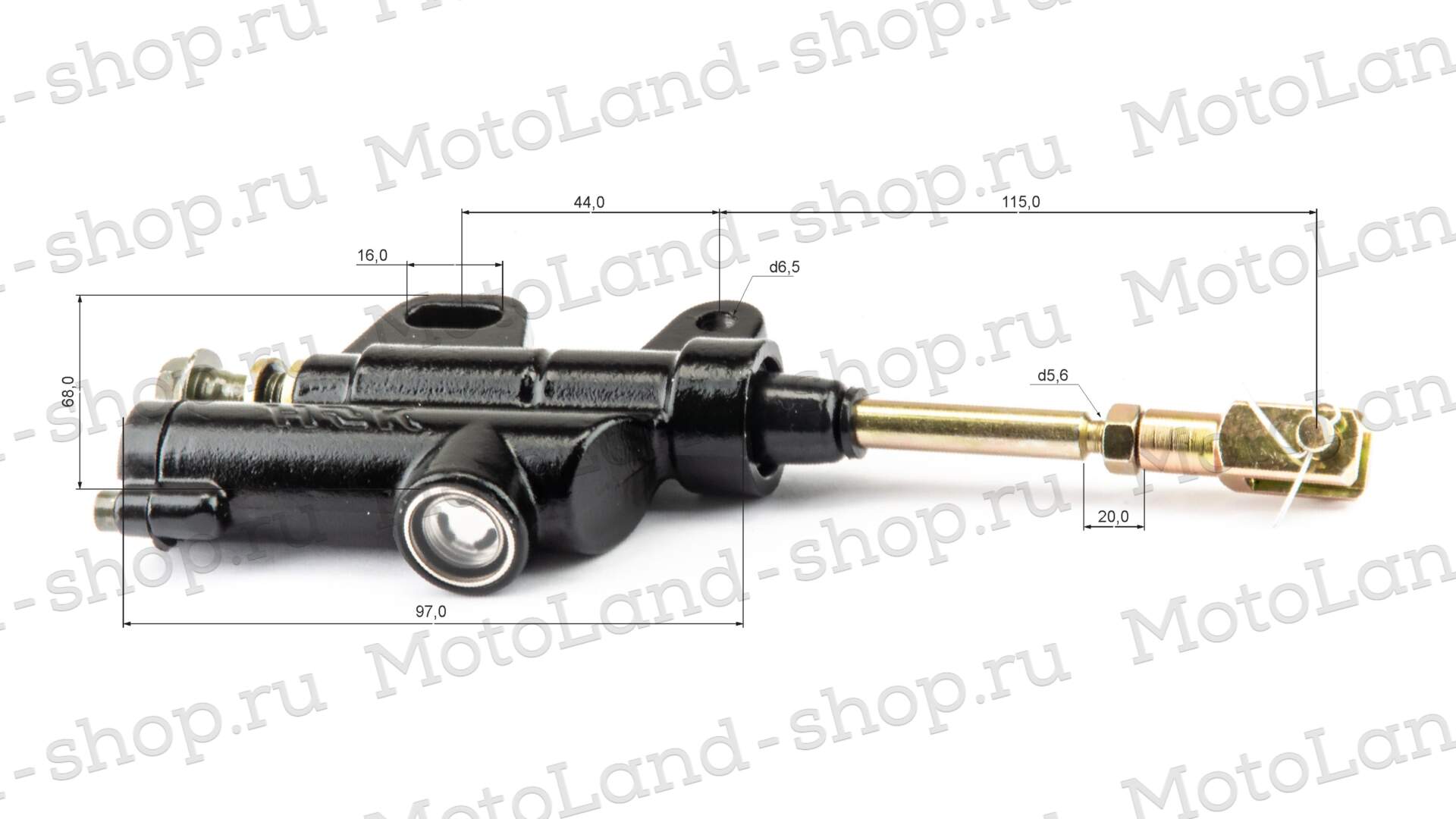 Главный тормозной цилиндр заднего тормоза ATV FOX