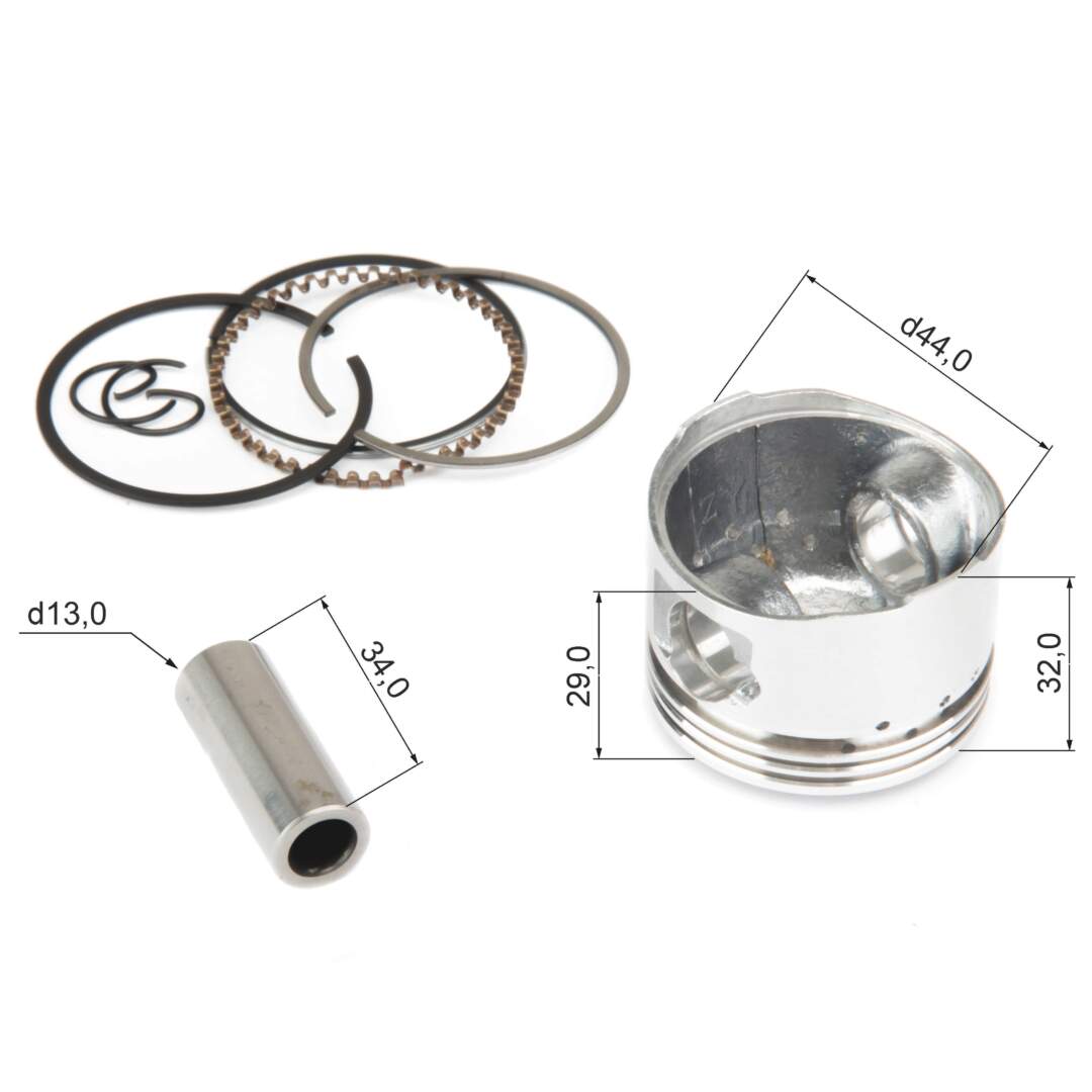 Поршень в сборе 139QMB 60см3 D=44 