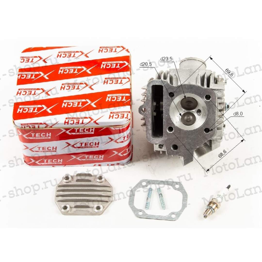 Головка блока цилиндров ( ГБЦ ) в сборе 152FMH 110см3 X-TECH