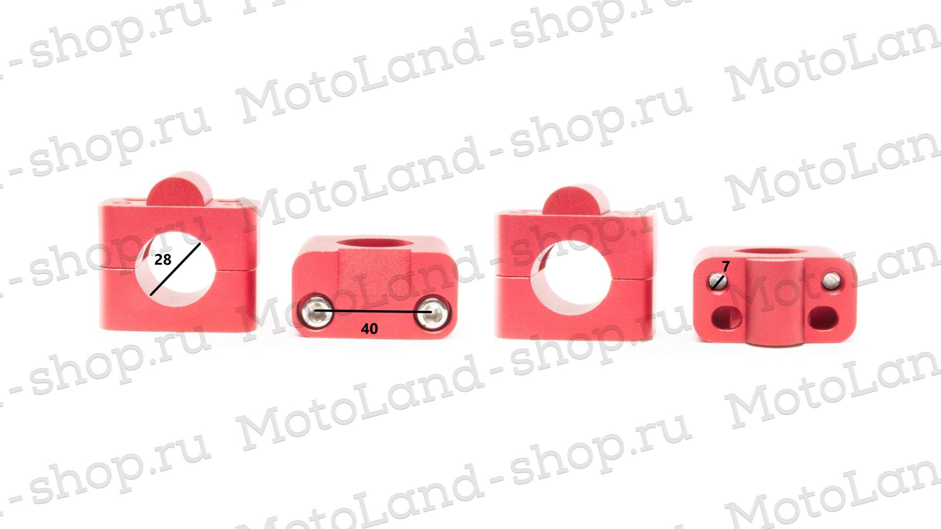 Крепление руля 28мм №1 (компл.)