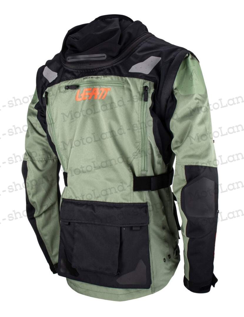 Куртка мото LEATT №1 black (текстиль) (ХL)