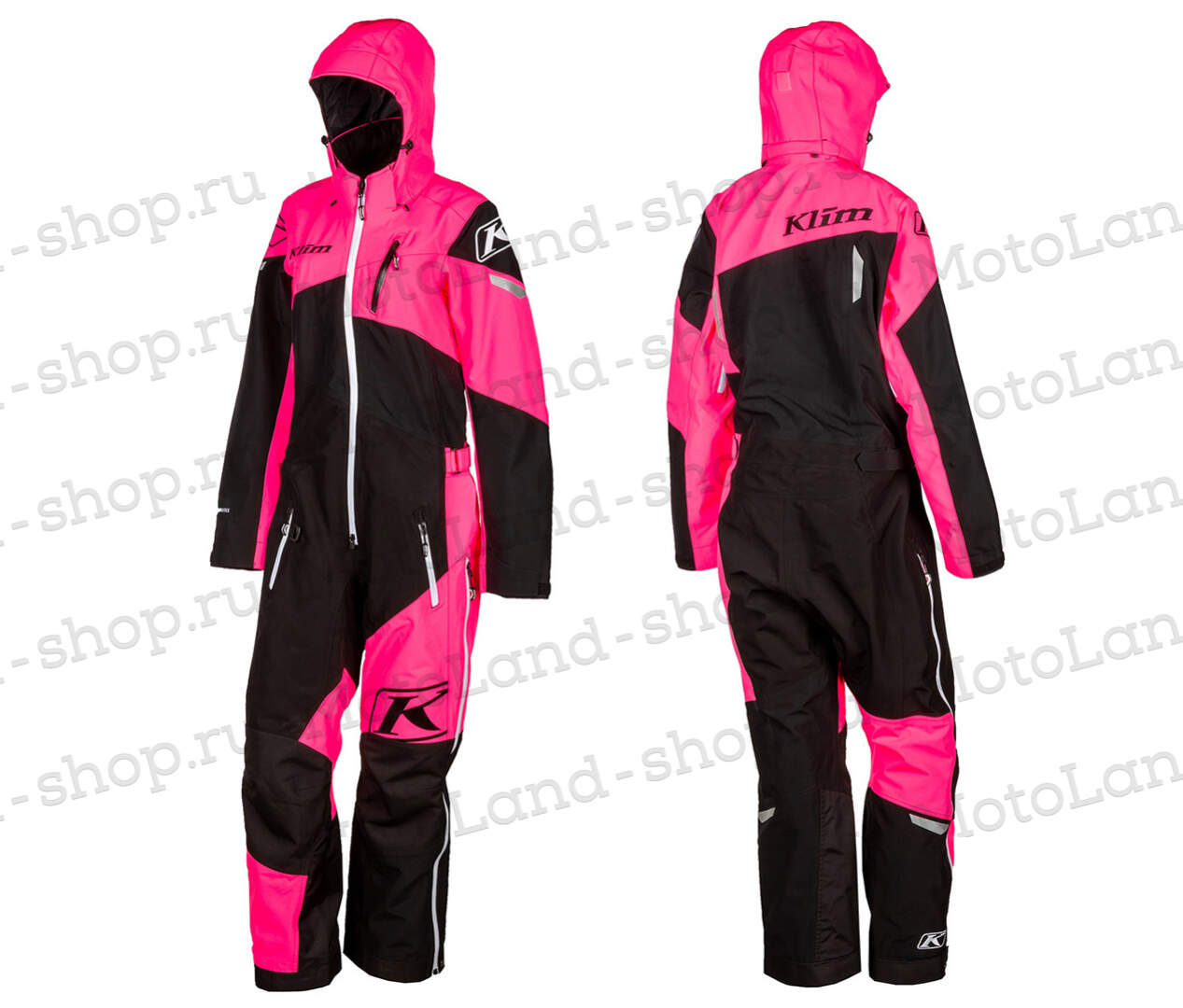 Комбинезон для снегохода (женский) KLIM SHREDSA ONE-PIECE №5 pink (текстиль) (S)