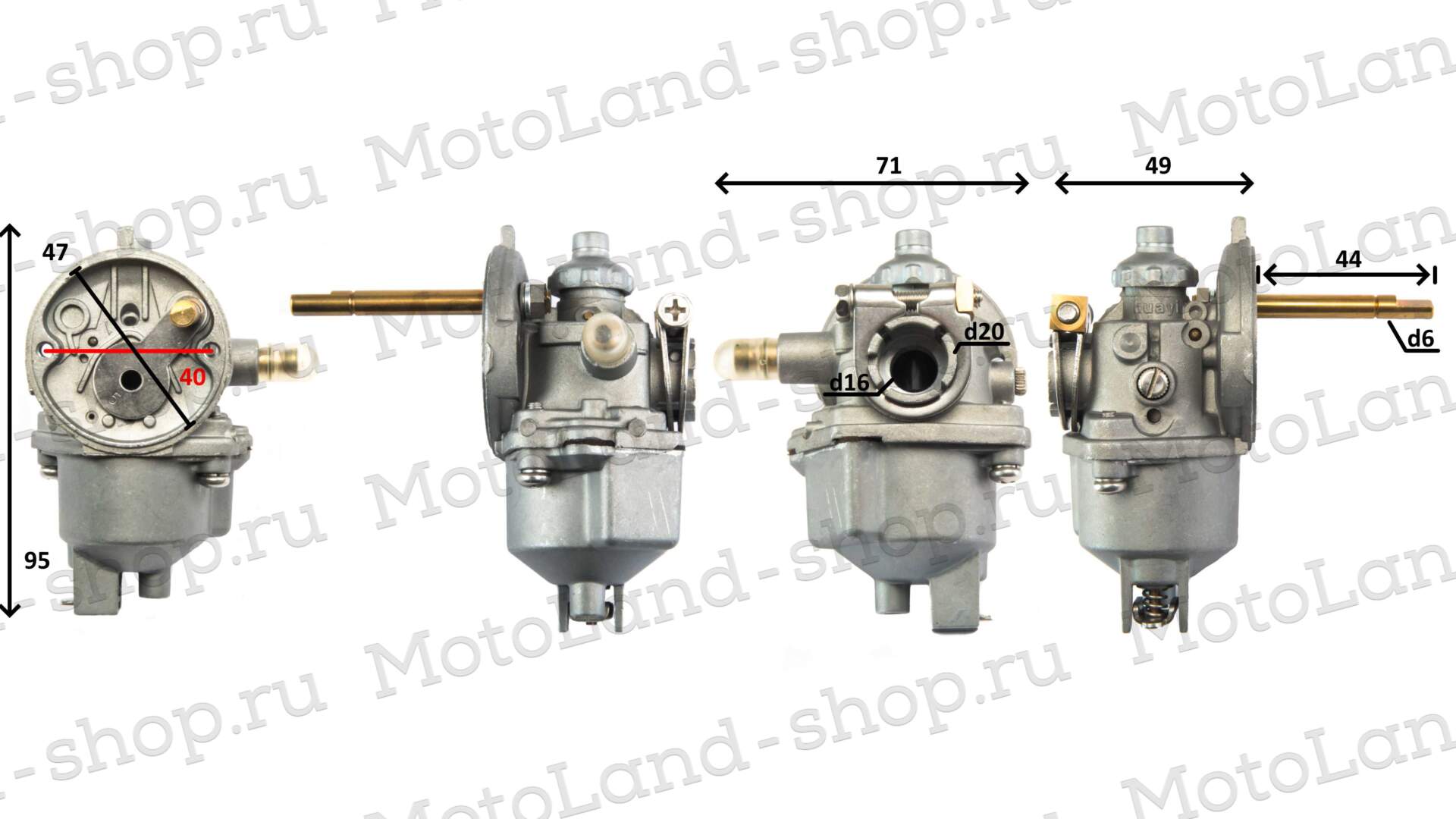Карбюратор T2/T3 ZONGSHEN