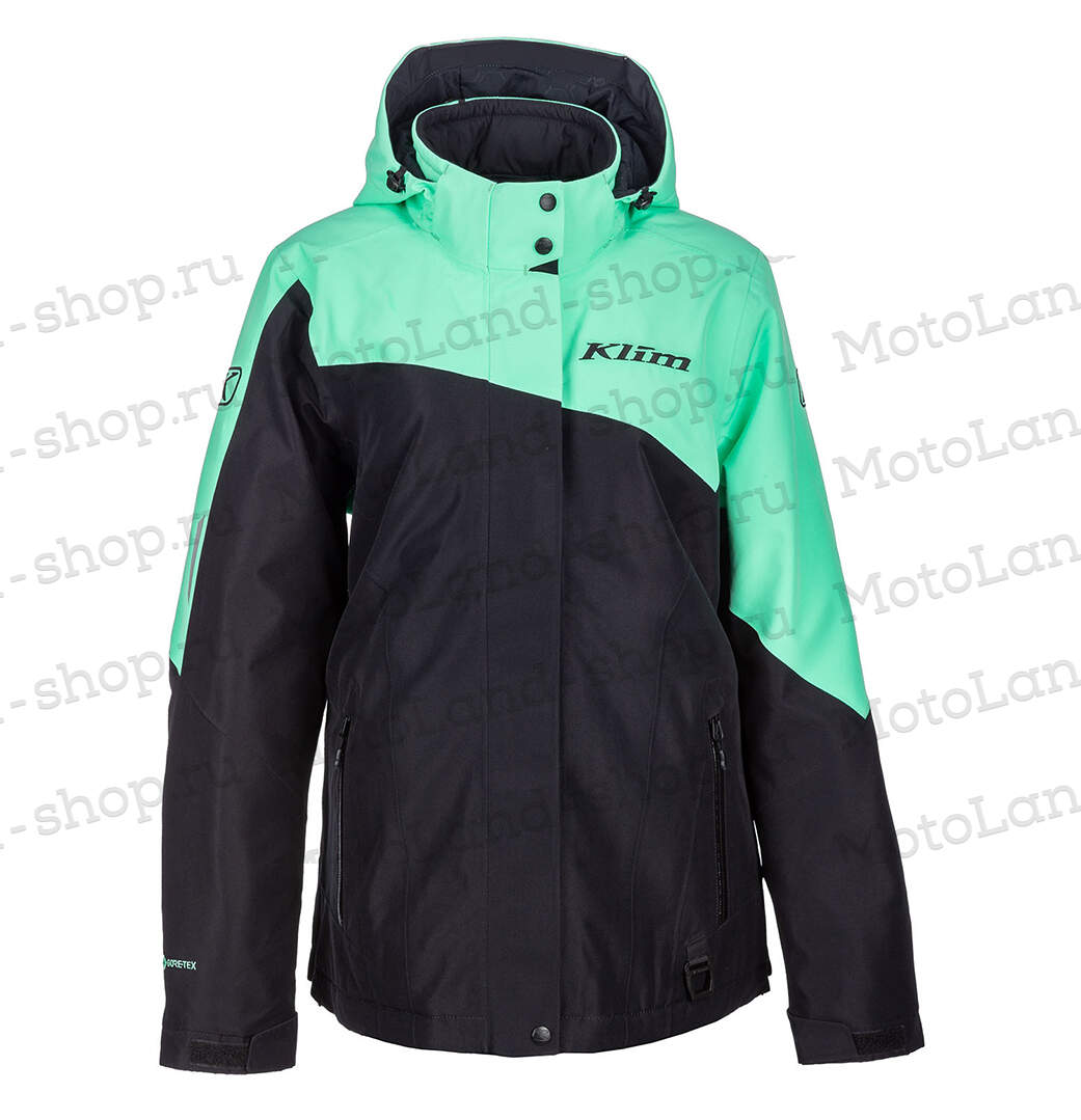 Куртка для снегохода (женская) KLIM ALLURE №4 black-green (текстиль) (S)