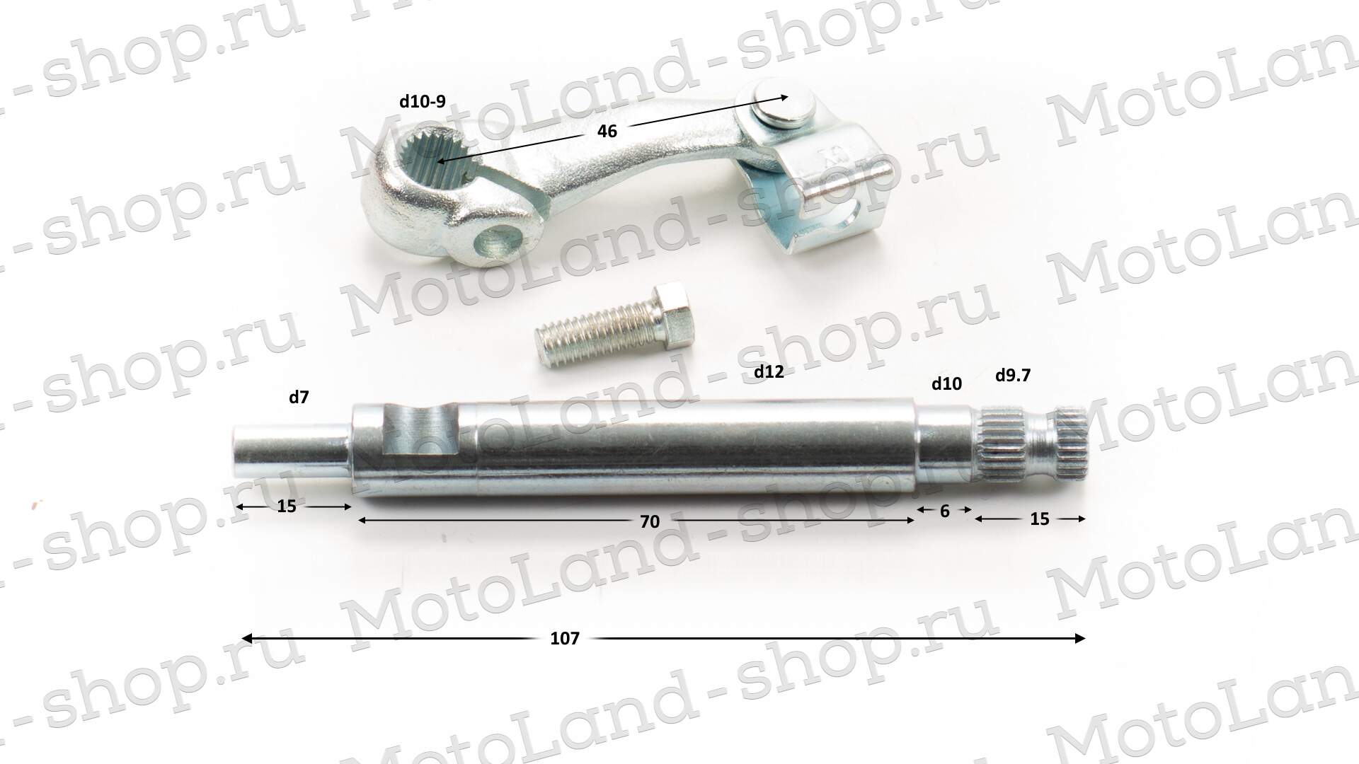 Рычаг сцепления (на двигатель) W190 190см3 ZS