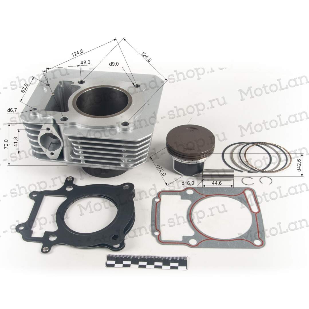 Цилиндро поршневая группа ( ЦПГ ) 172FMM-3A (CB250-F) d=72