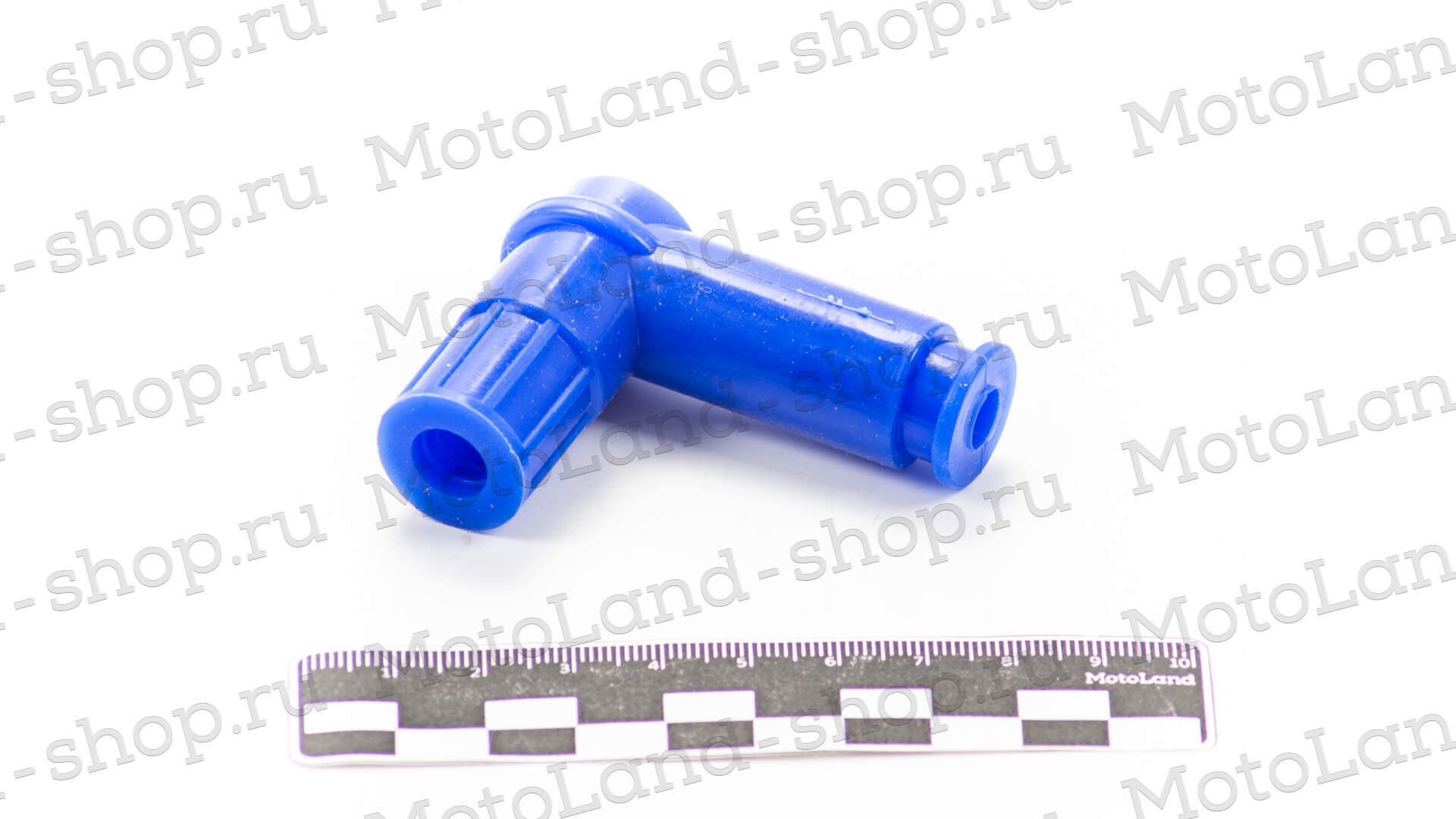 Колпачок свечной мото силикон (синий)