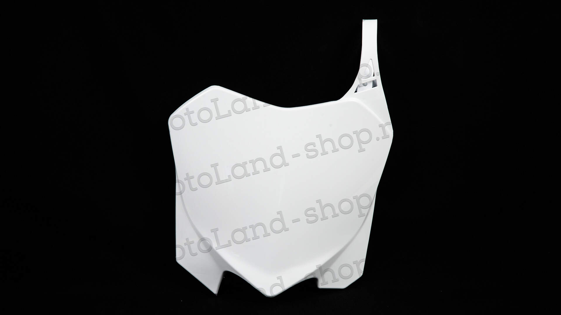 Пластик щиток передний (номерной) белый №5