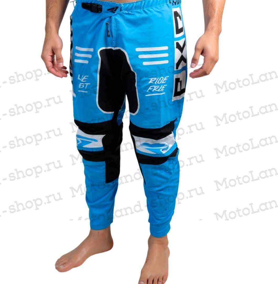 Штаны для мотокросса FXR №1 (L) black/blue
