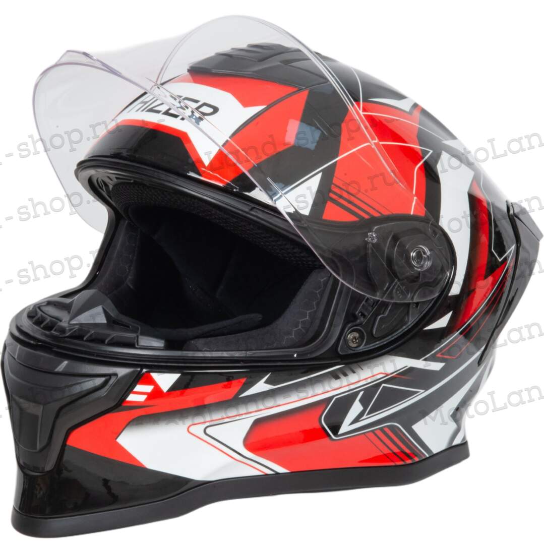 Шлем мото интеграл HIZER J5325 №2 (XXL) red