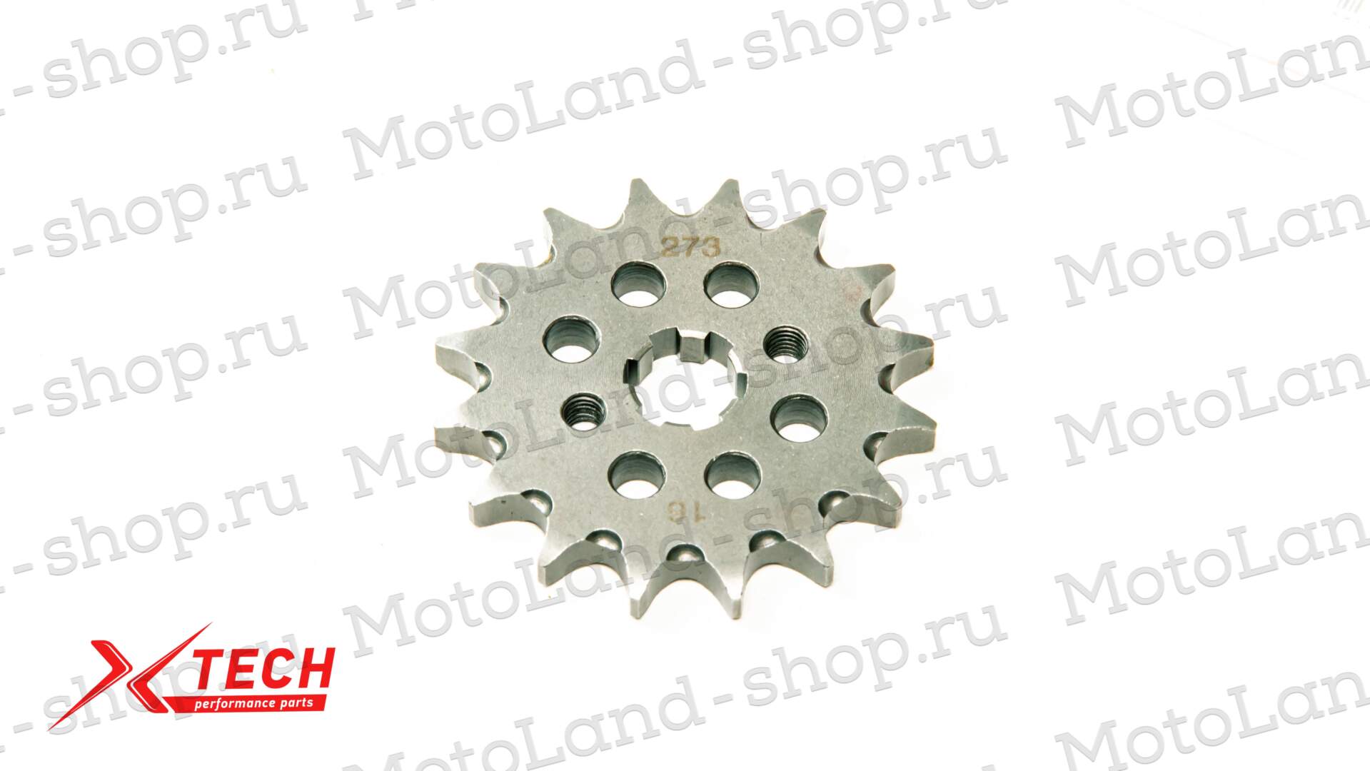 Звезда ведущая (428H-16) 17мм X-TECH сталь 20CrMnTi, с самоочисткой