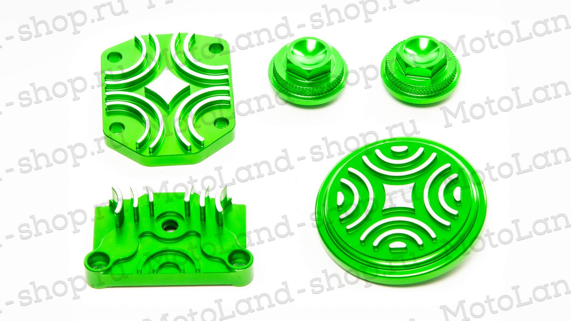 Крышки головки YX125см3 (компл.) CNC зеленые