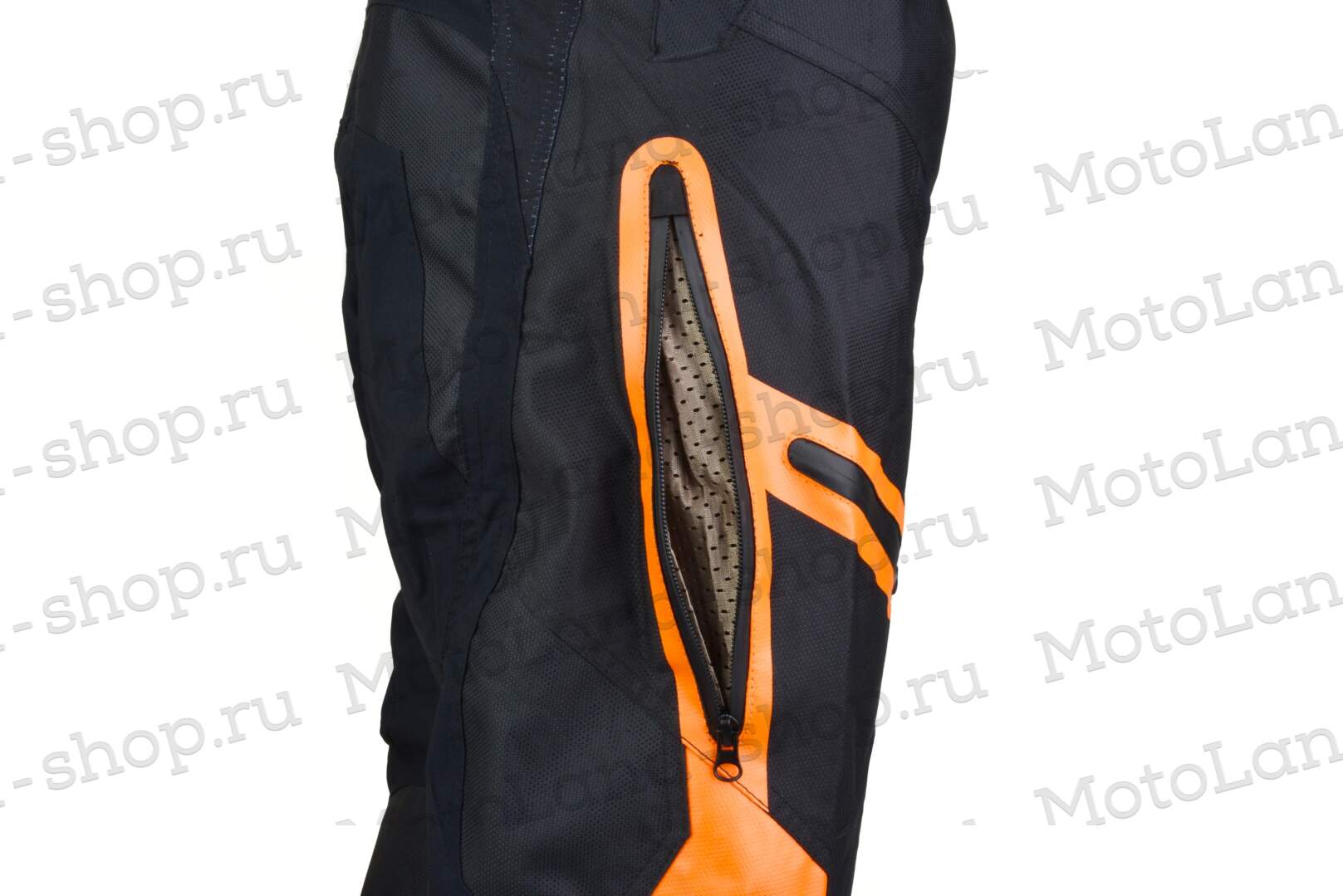 Штаны для мотокросса FOX №15 black (текстиль) (XL)