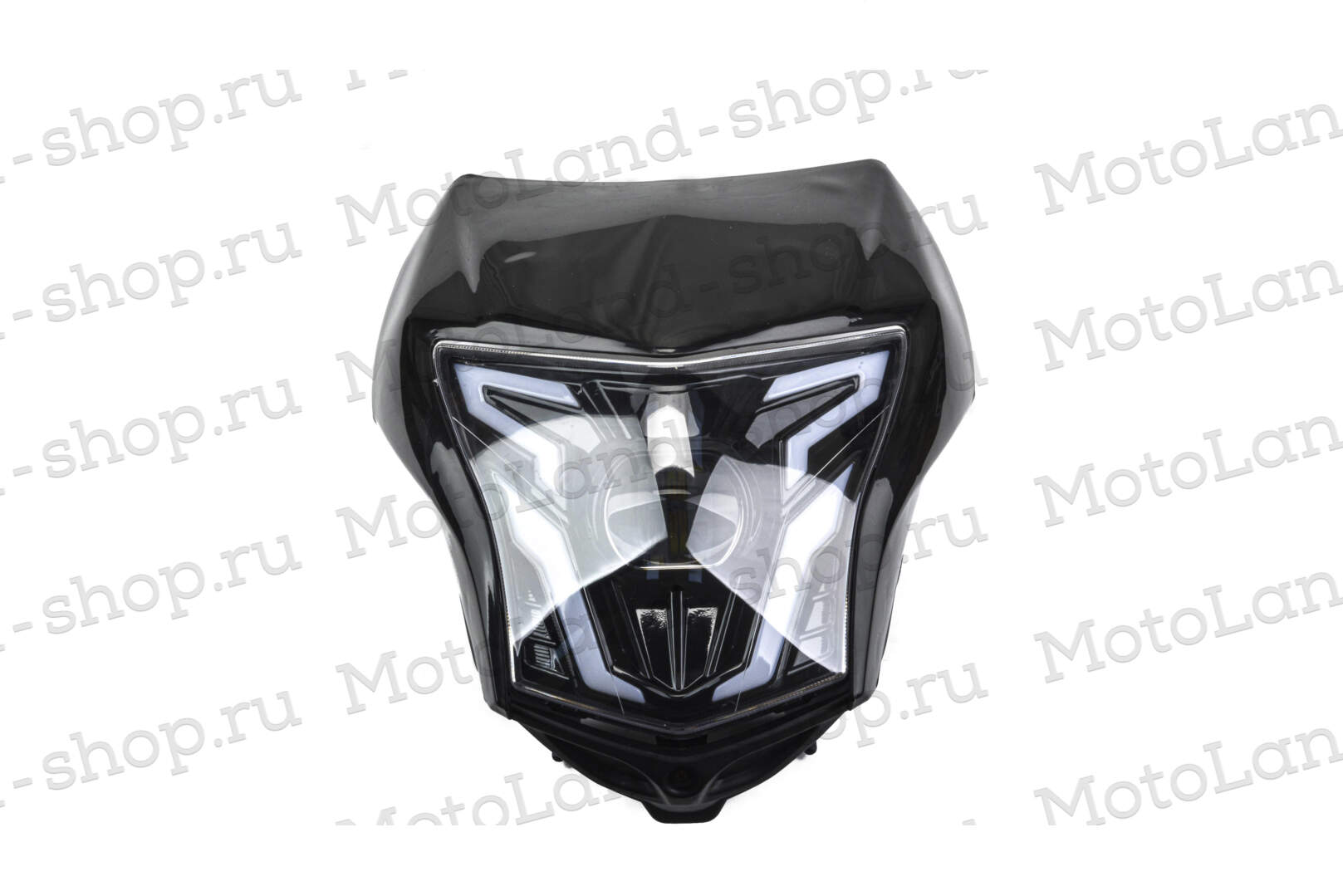 Фара в сборе ENDURO черная 