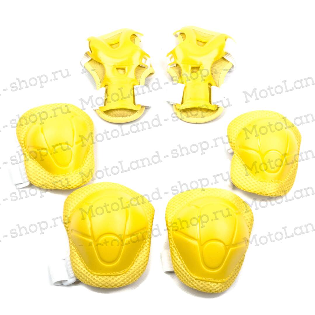 Защита детская (комплект) HE05044 (M) желтая