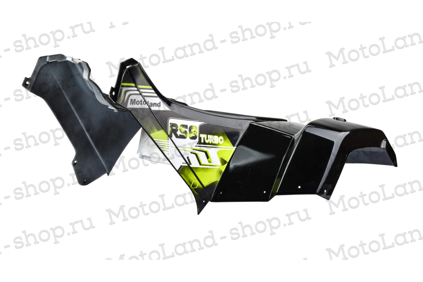 Пластик основной задний ATV WILD TRACK LUX черный