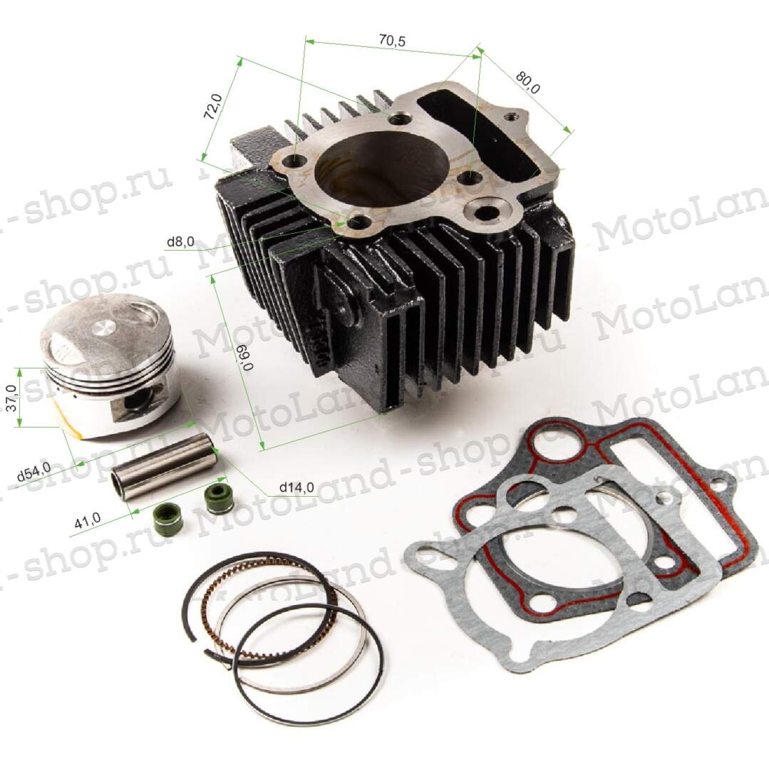 Цилиндро поршневая группа ( ЦПГ ) 154FMI 125см3.