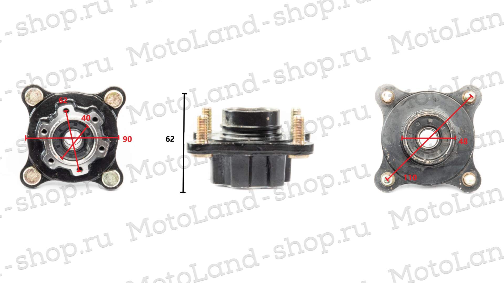 Ступица передняя правая в сборе ATV ALL ROAD