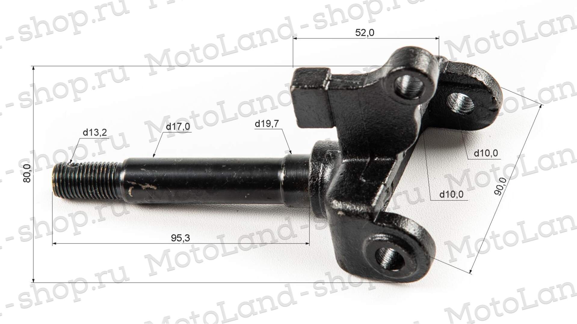 Кулак поворотный левый ATV FOX